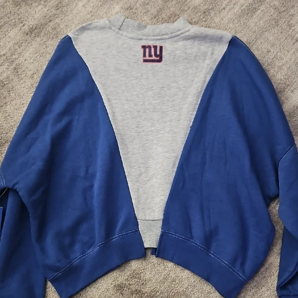 NFL Blue and Gray New York Giants Women's Sweater - Picture 3 of 4